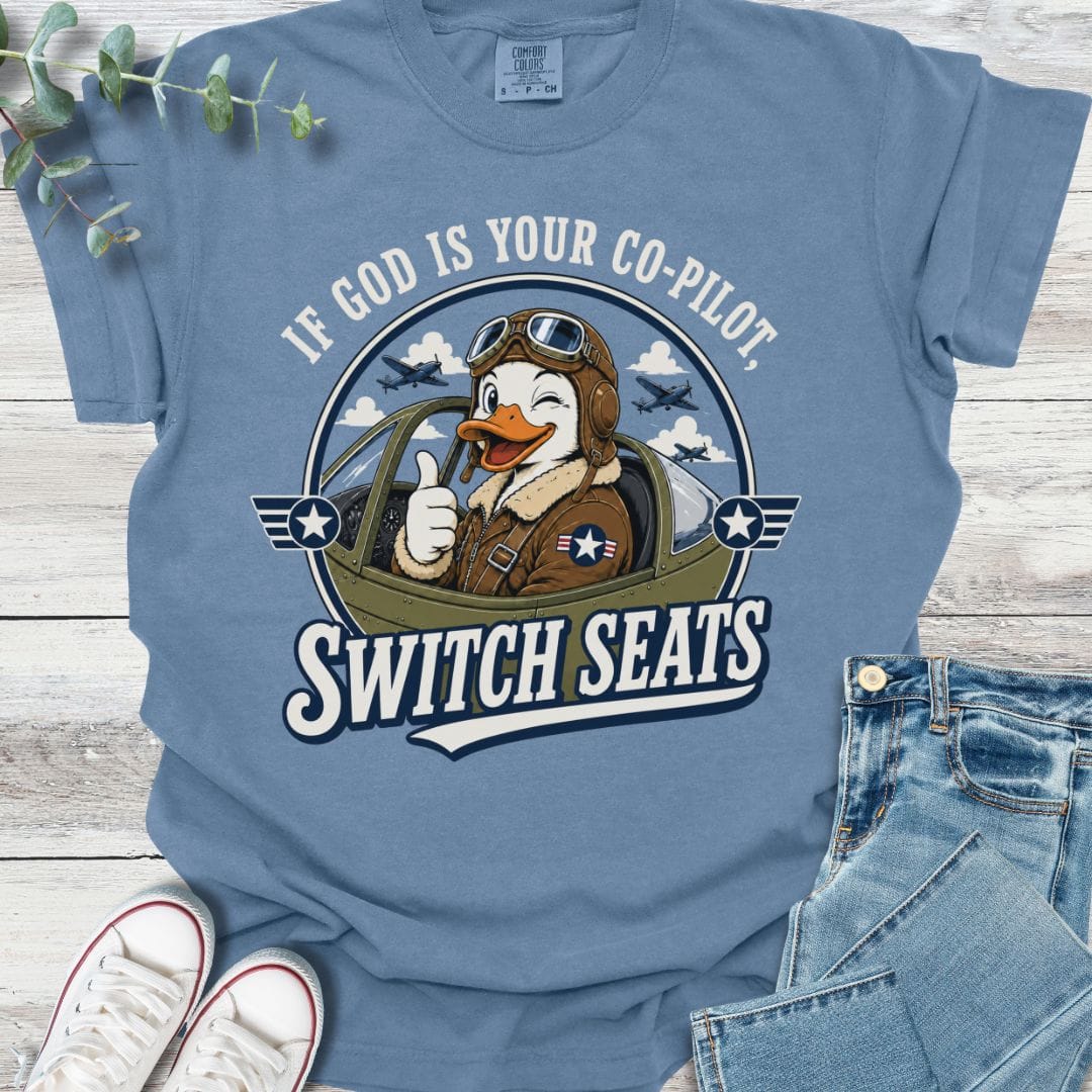 God Is My Pilot T-Shirt product image 2