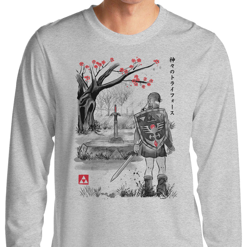 A Link to the Sumi-e - Long Sleeve T-Shirt product image 3