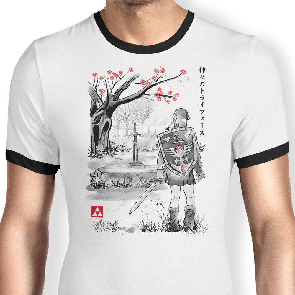 A Link to the Sumi-e - Ringer T-Shirt product image 1