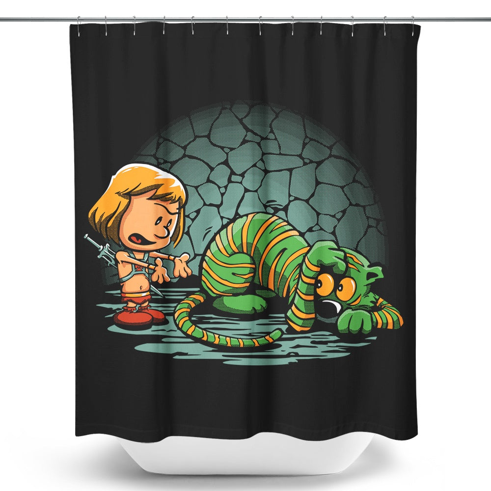 Afraid of Your Own Shadow - Shower Curtain