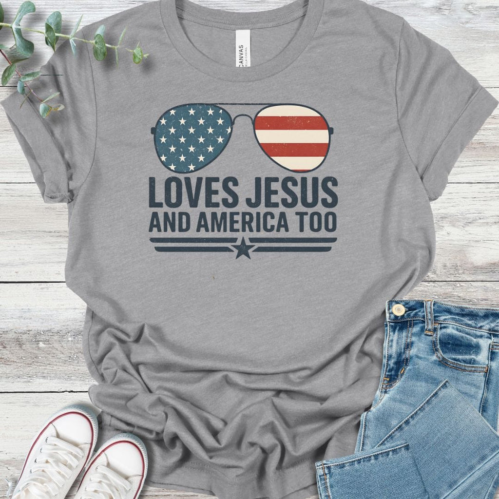 American Loves T-Shirt product image 3