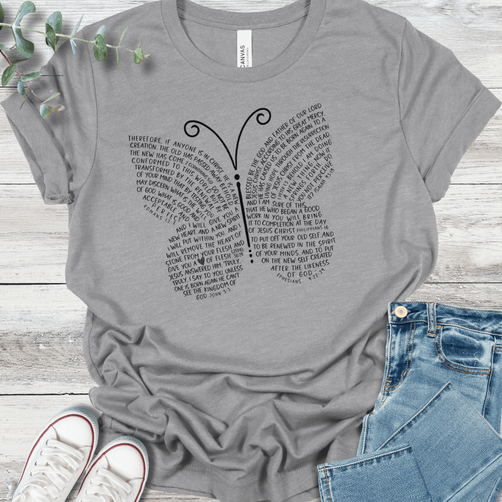 Scripture Butterfly T-Shirt product image 6