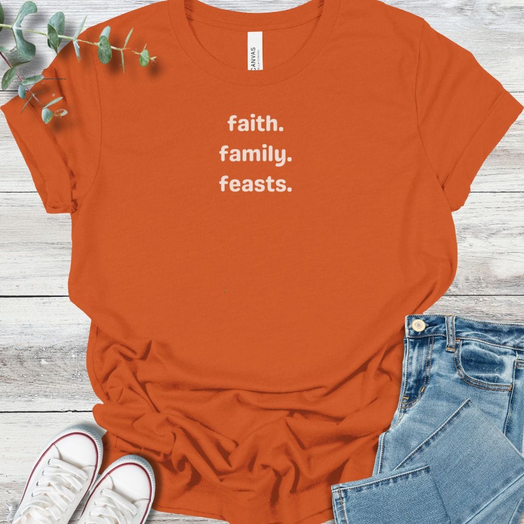Faith Fam Feasts T-Shirt product image 1