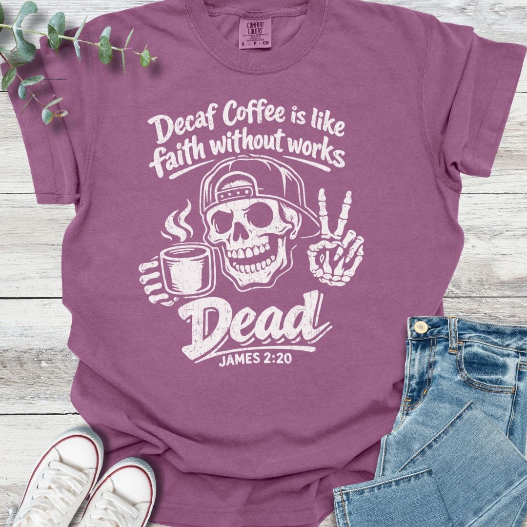 Dead As Decaf T-shirt product image 4