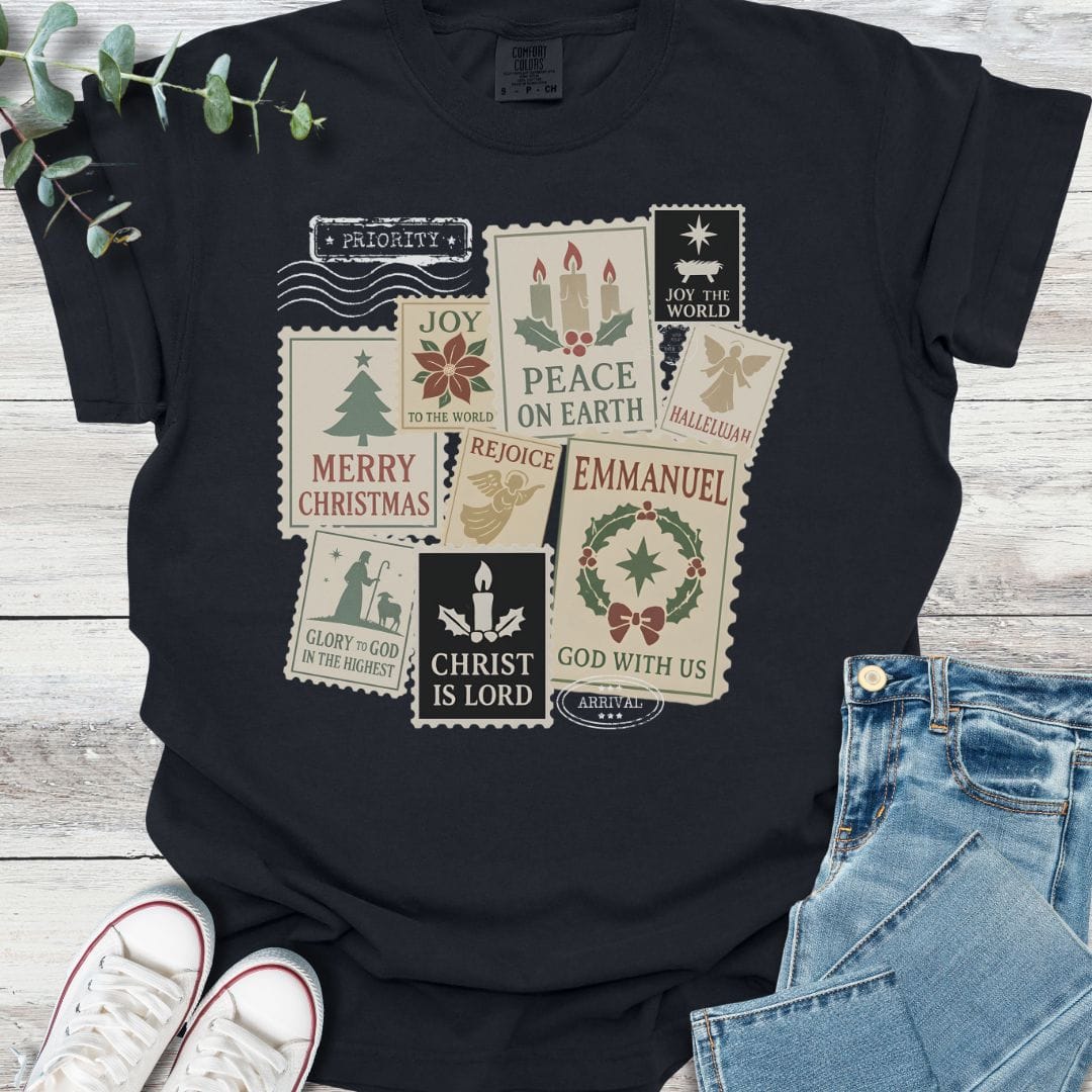 Christmas Stamps T-shirt product image 3