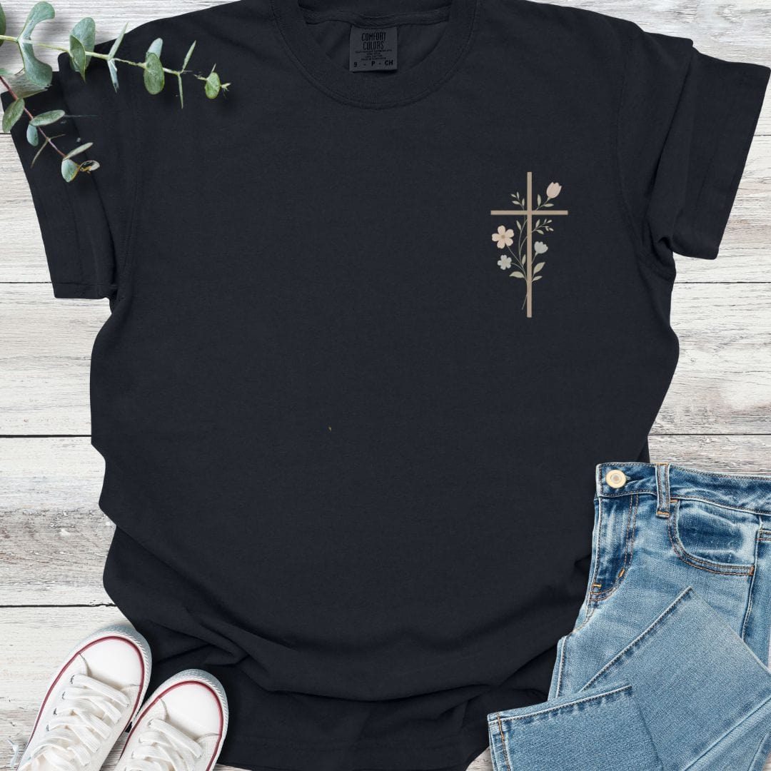 Floral Cross T-shirt product image 3