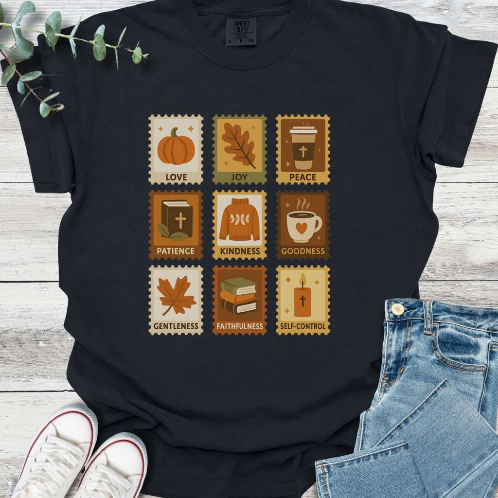 Fall Fruit Stamps T-Shirt product image 5