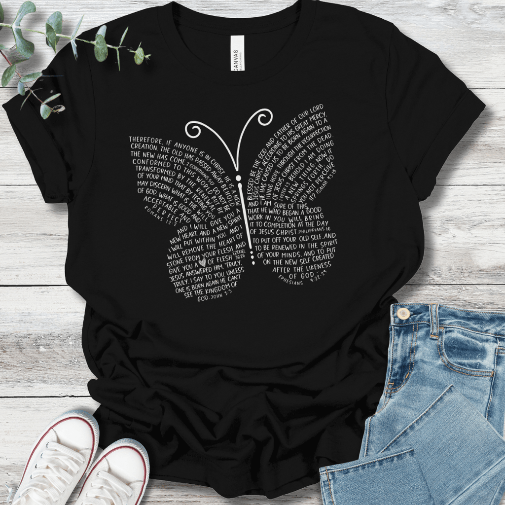 Scripture Butterfly T-Shirt product image 3