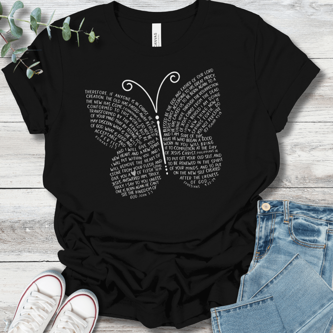 Scripture Butterfly T-Shirt product image 3