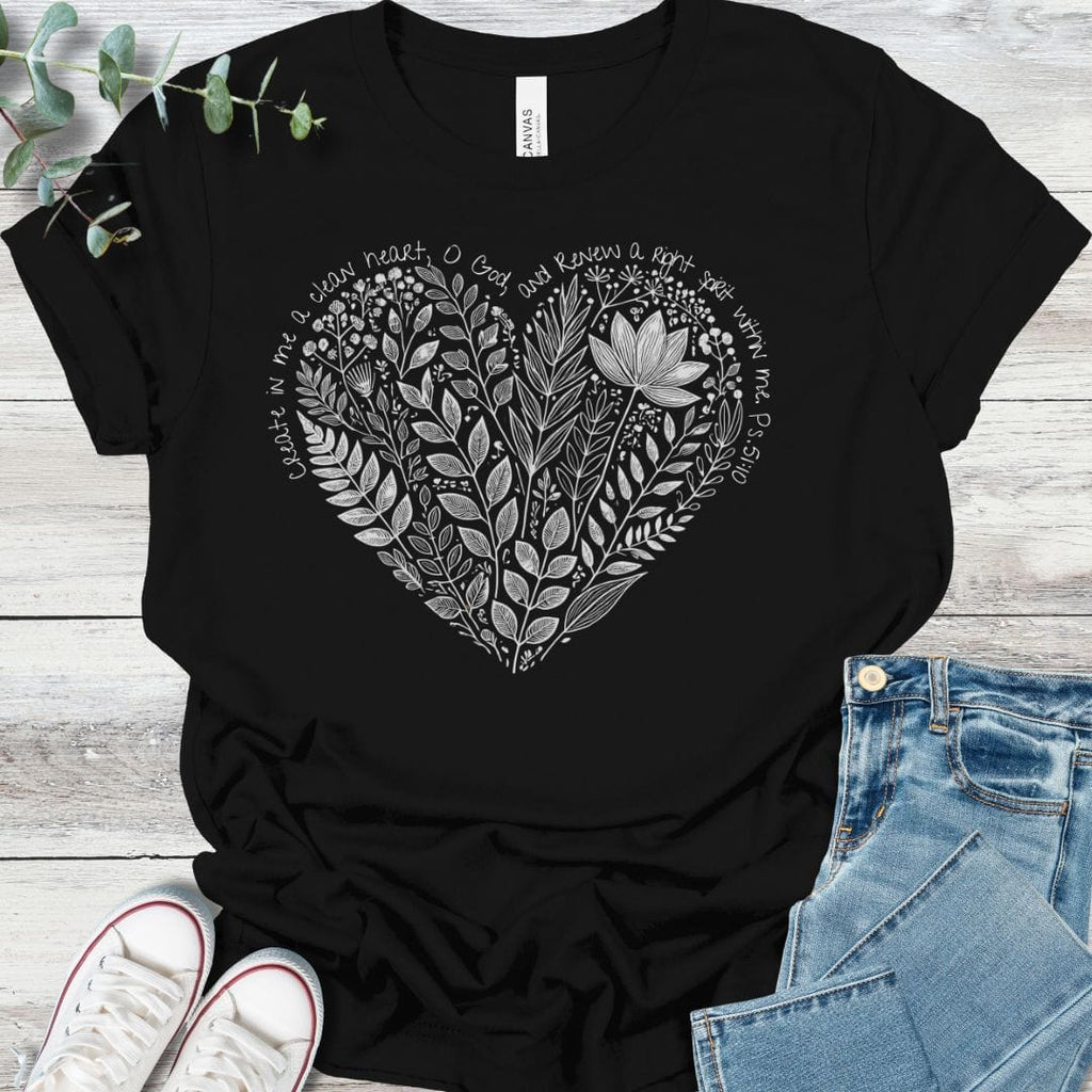 Floral Heart T-Shirt product image 4