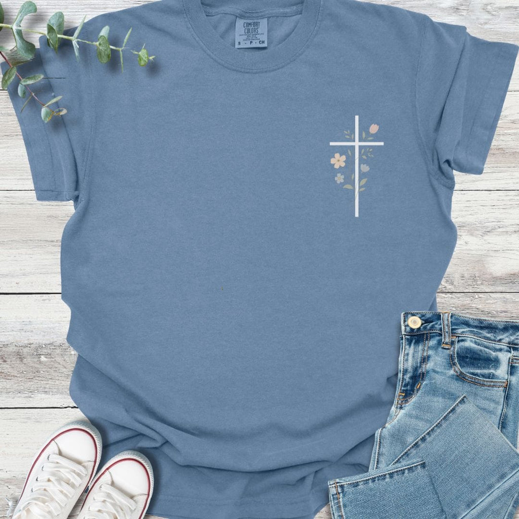 Floral Cross T-shirt product image 6