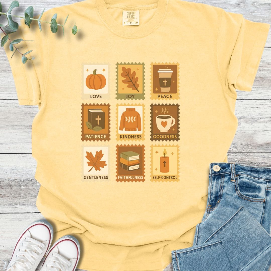 Fall Fruit Stamps T-Shirt product image 1