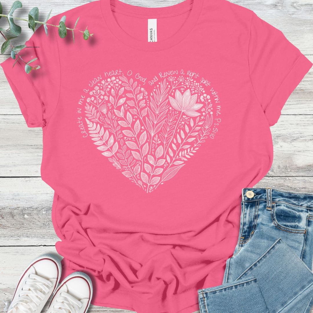 Floral Heart T-Shirt product image 1