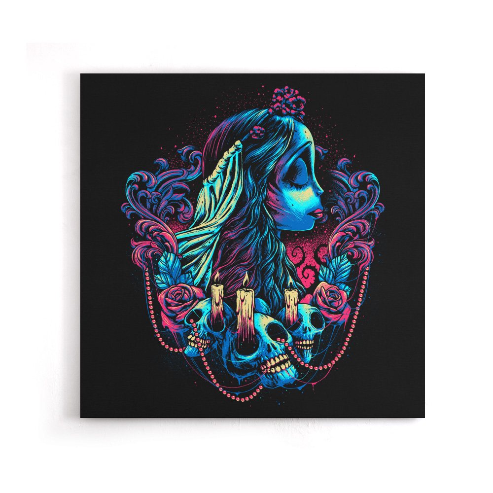 Colorful Bride - Canvas Print