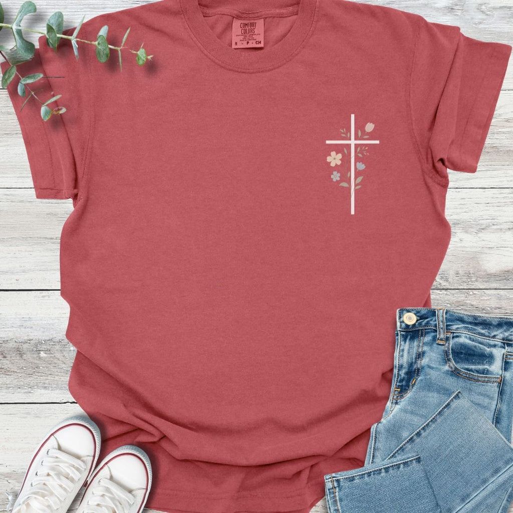 Floral Cross T-shirt product image 5