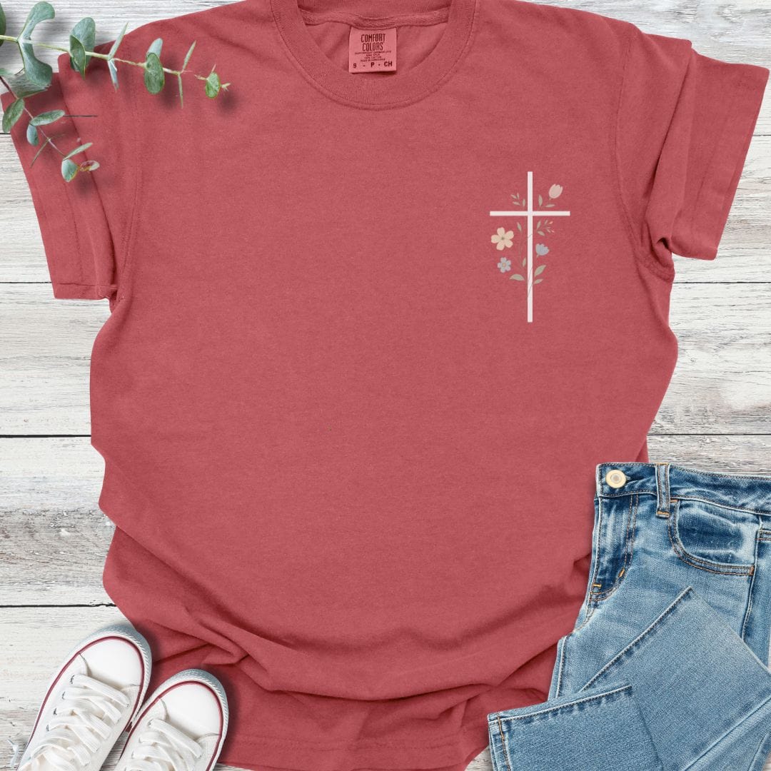 Floral Cross T-shirt product image 5
