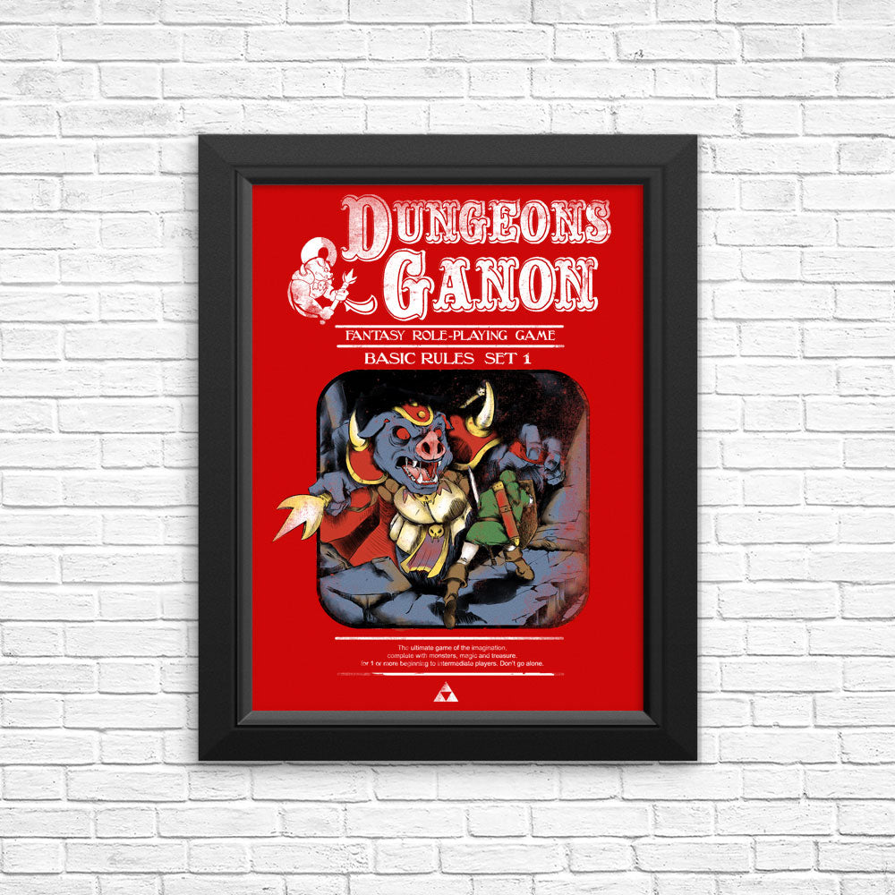 Dungeons and Ganon - Posters & Prints