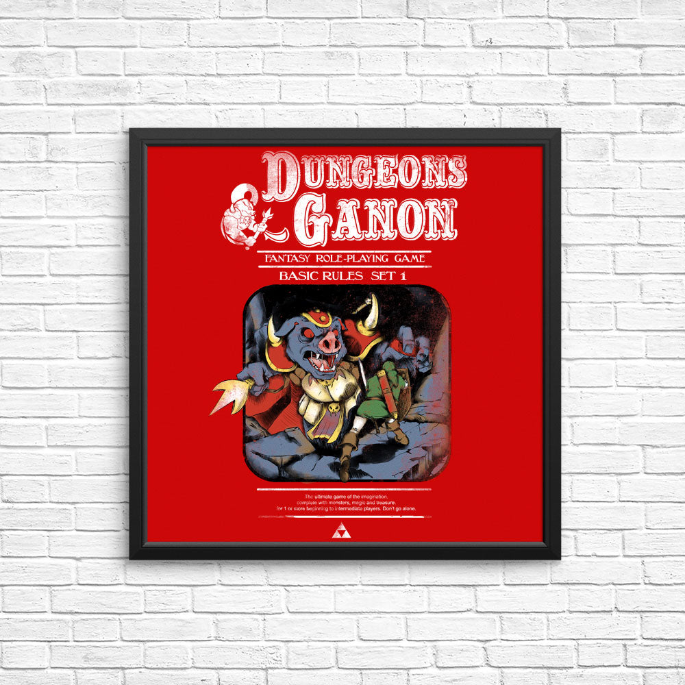 Dungeons and Ganon - Posters & Prints