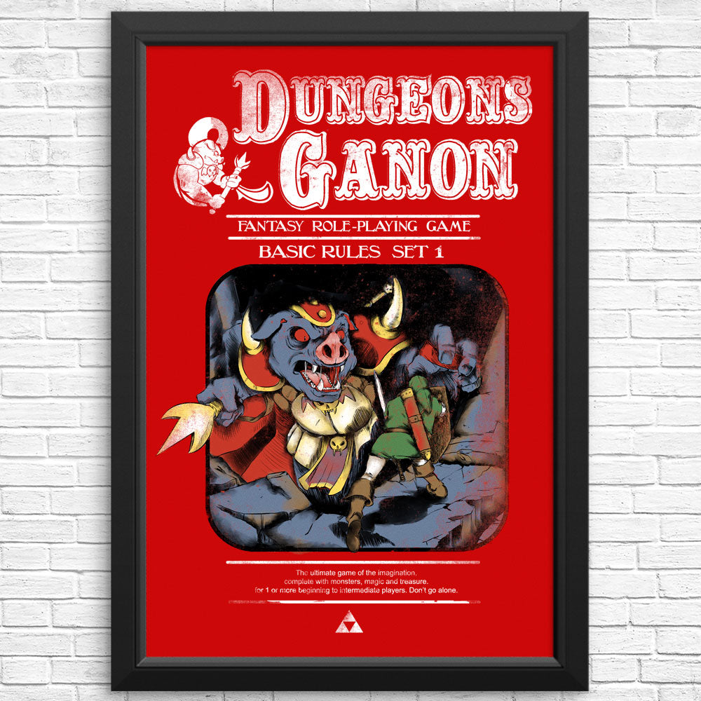 Dungeons and Ganon - Posters & Prints