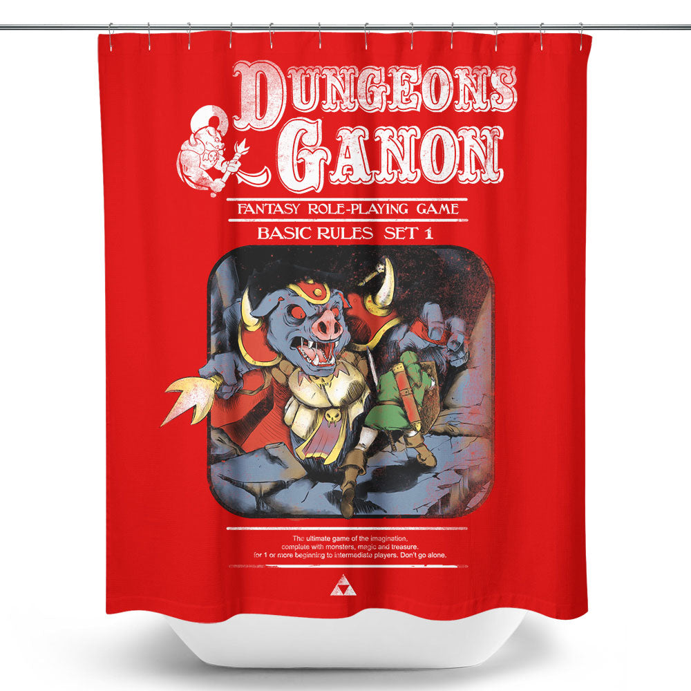Dungeons and Ganon - Shower Curtain