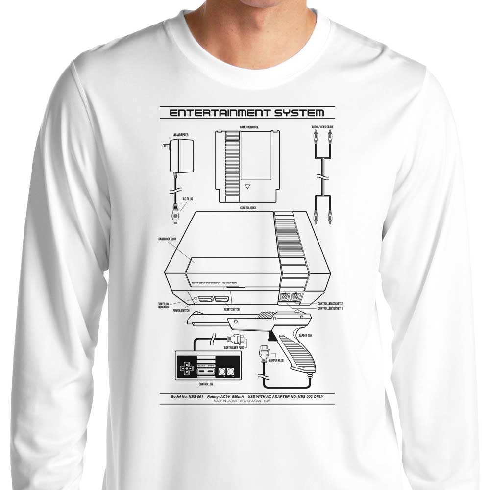 Entertainment System (Alt) - Long Sleeve T-Shirt product image 3