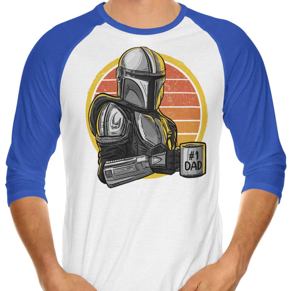 Galaxy's Best Dad - 3/4 Sleeve Raglan T-Shirt product image 4