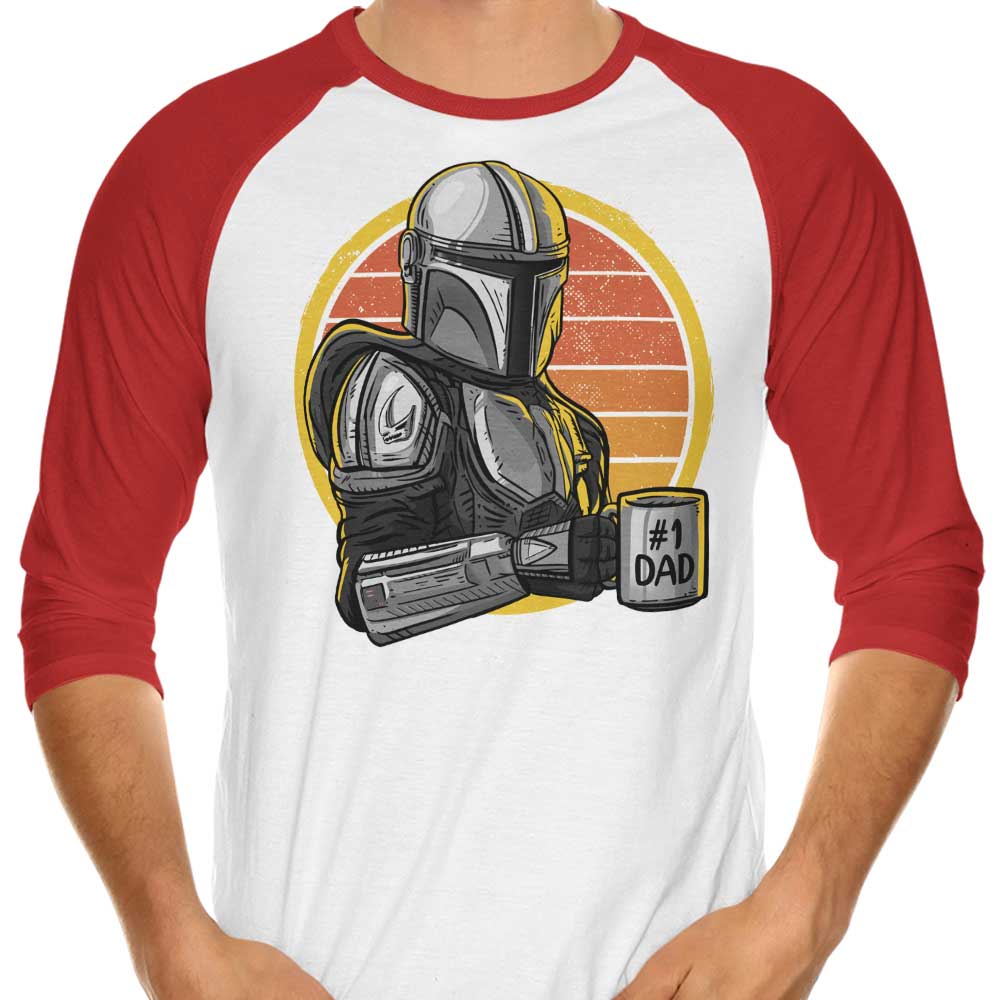 Galaxy's Best Dad - 3/4 Sleeve Raglan T-Shirt product image 3