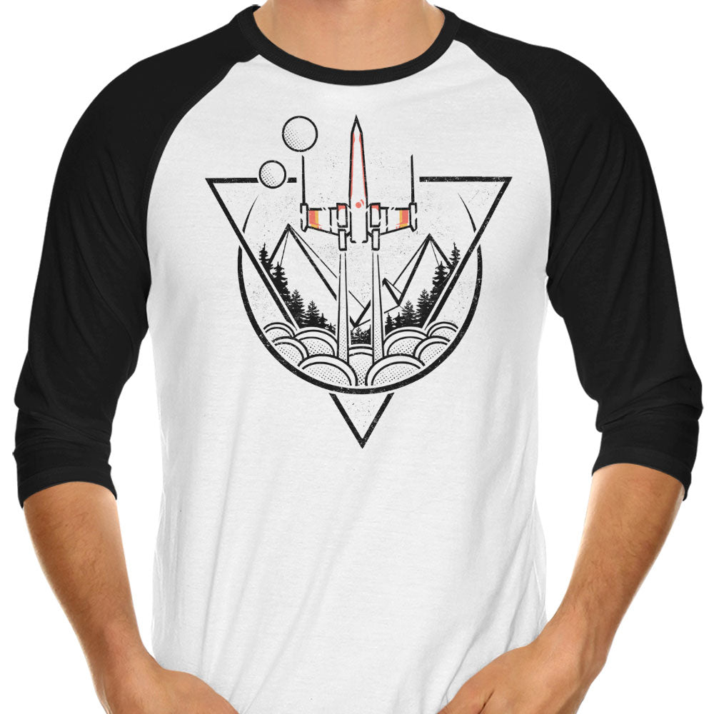 Geometric Wars - 3/4 Sleeve Raglan T-Shirt product image 1