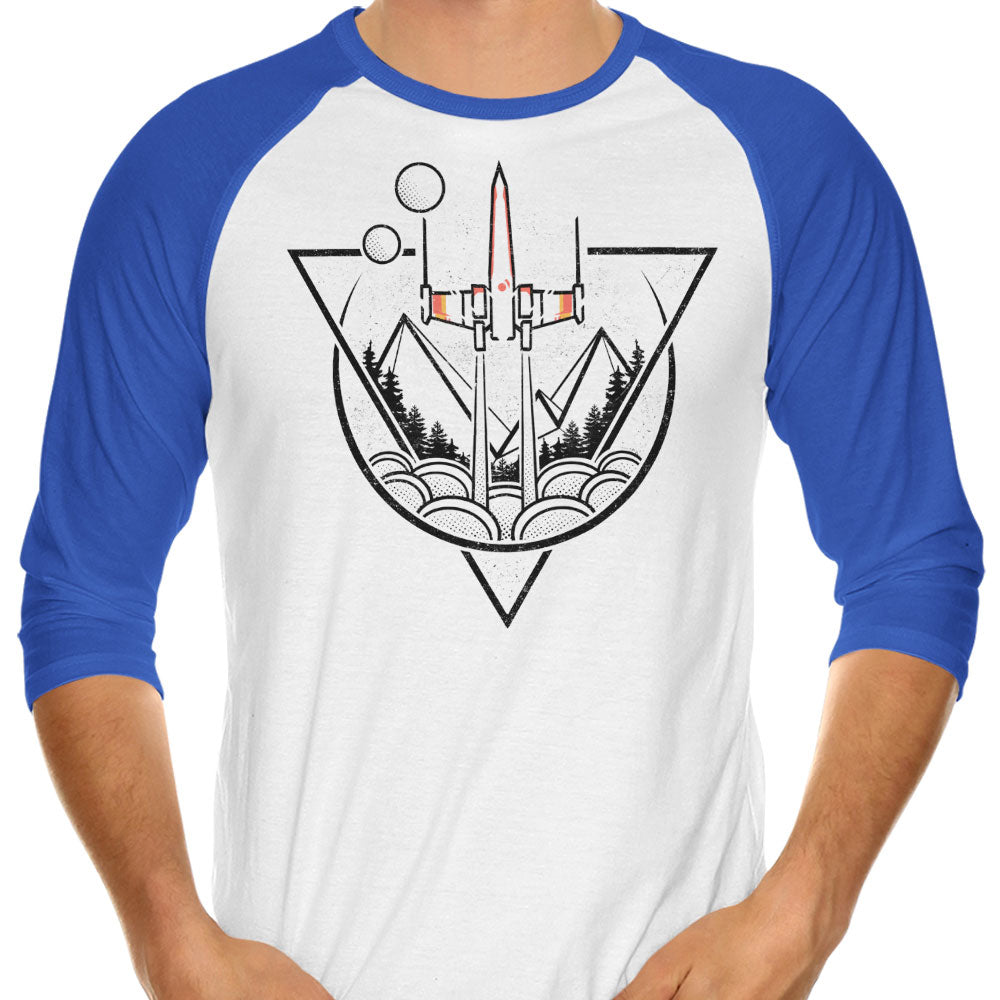 Geometric Wars - 3/4 Sleeve Raglan T-Shirt product image 4