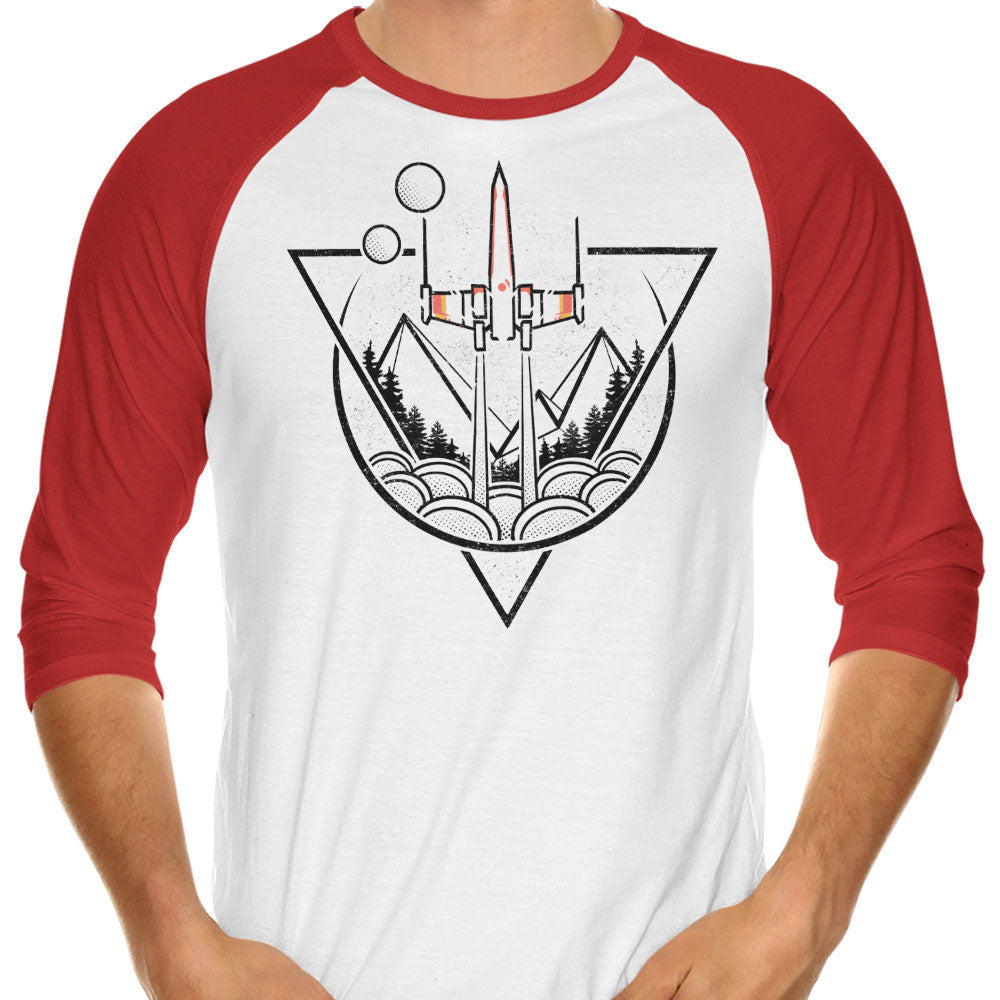 Geometric Wars - 3/4 Sleeve Raglan T-Shirt product image 3