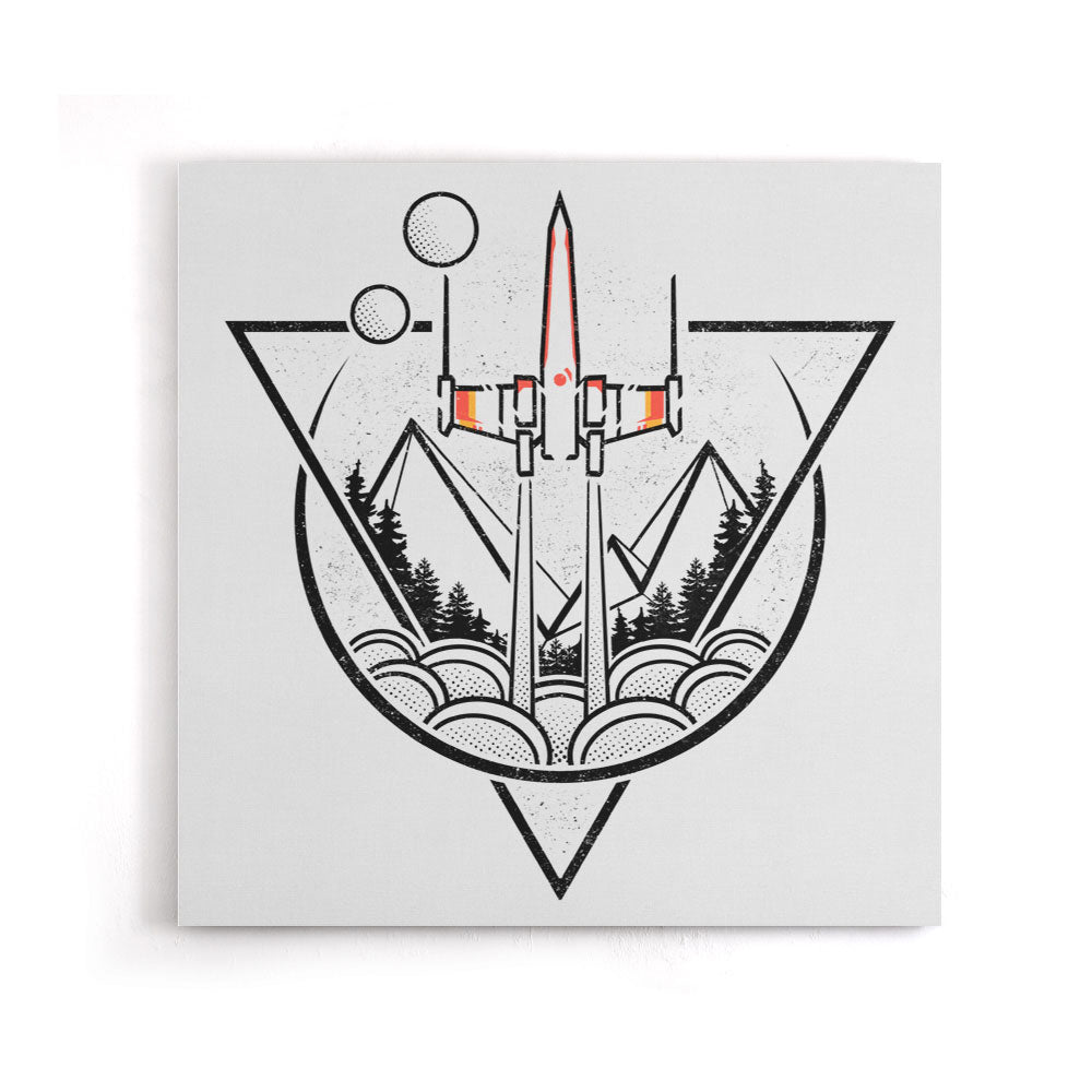 Geometric Wars - Canvas Print
