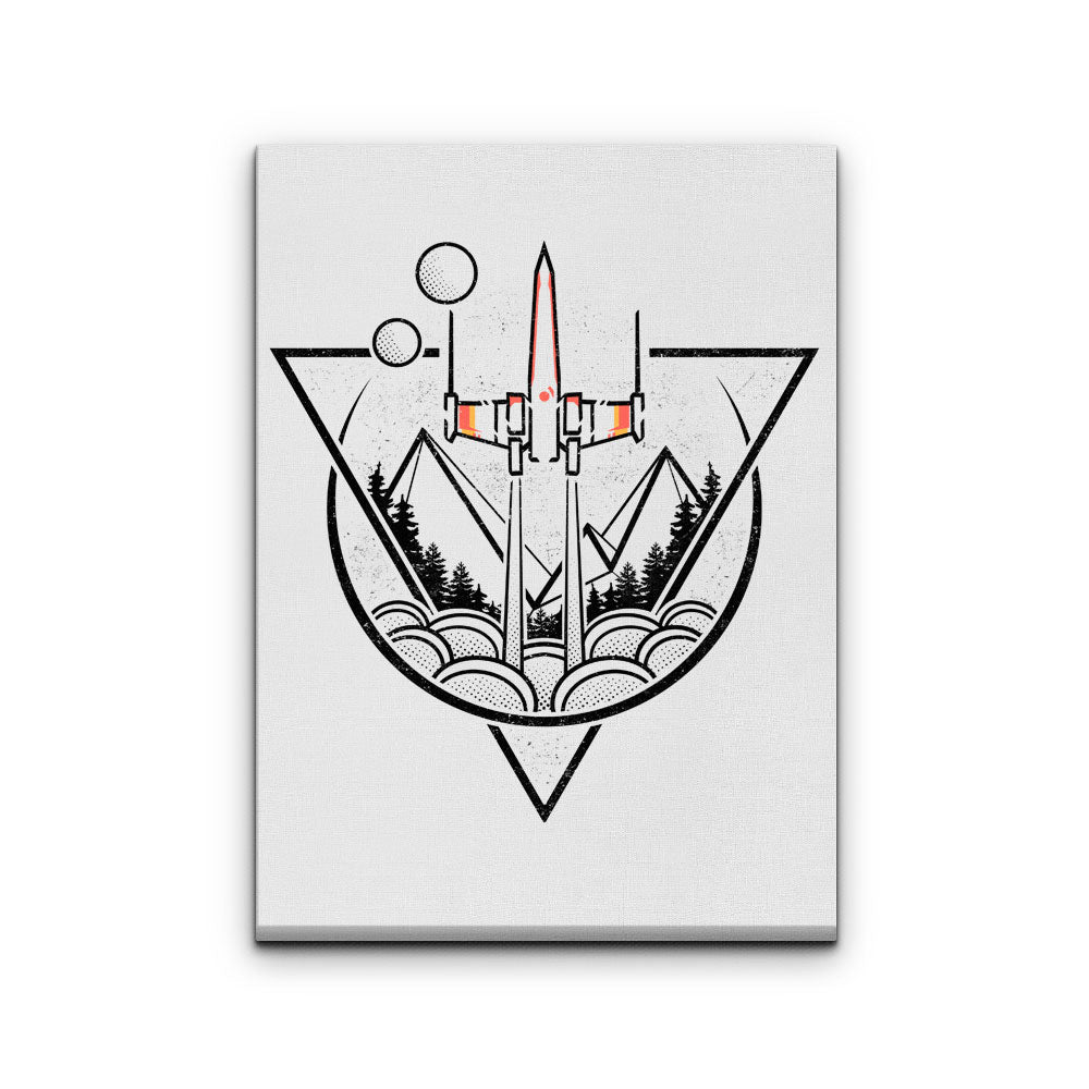 Geometric Wars - Canvas Print