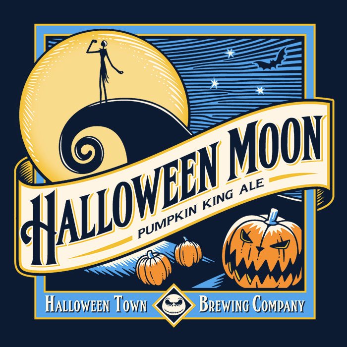 Halloween Moon - Shower Curtain