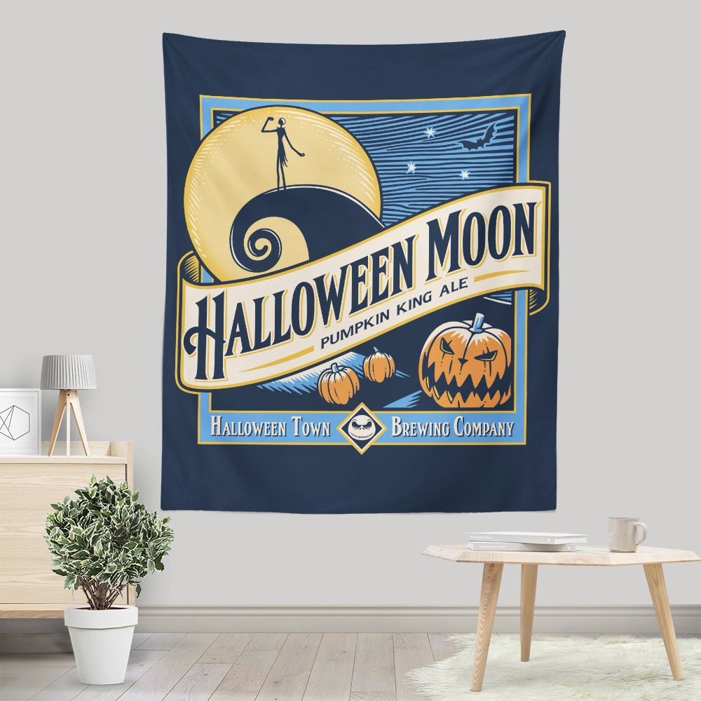 Halloween Moon - Wall Tapestry