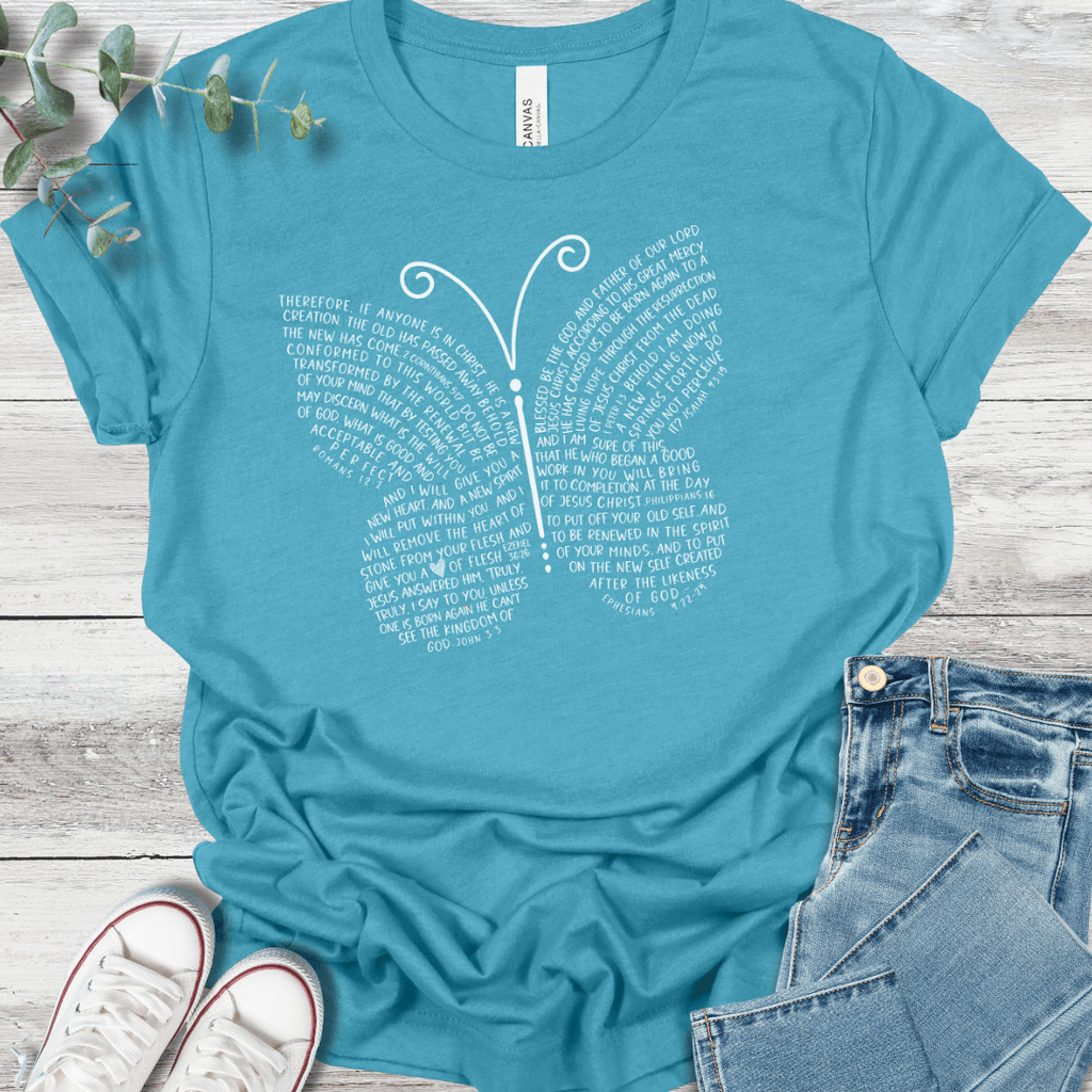 Scripture Butterfly T-Shirt product image 4