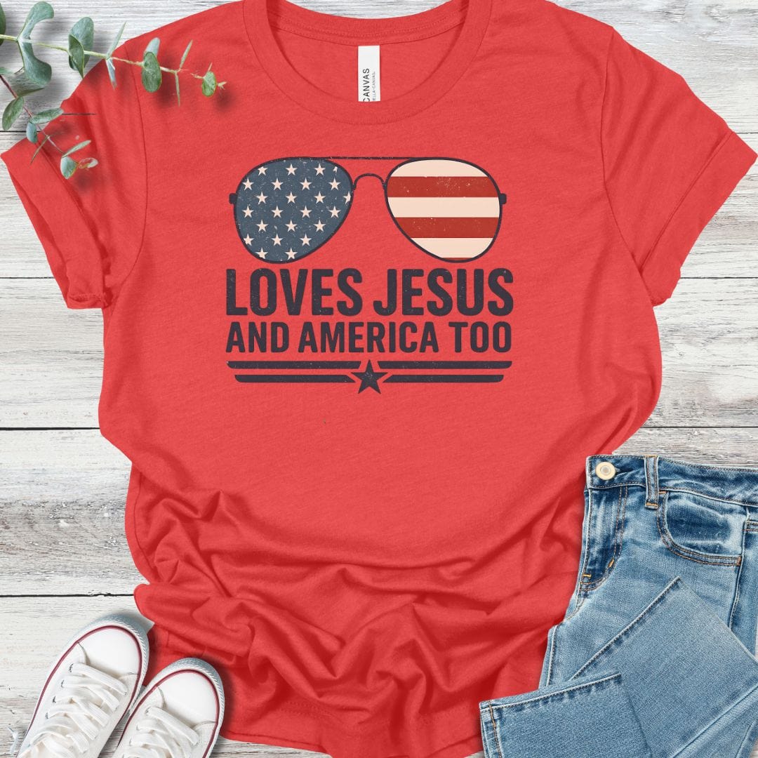 American Loves T-Shirt product image 4