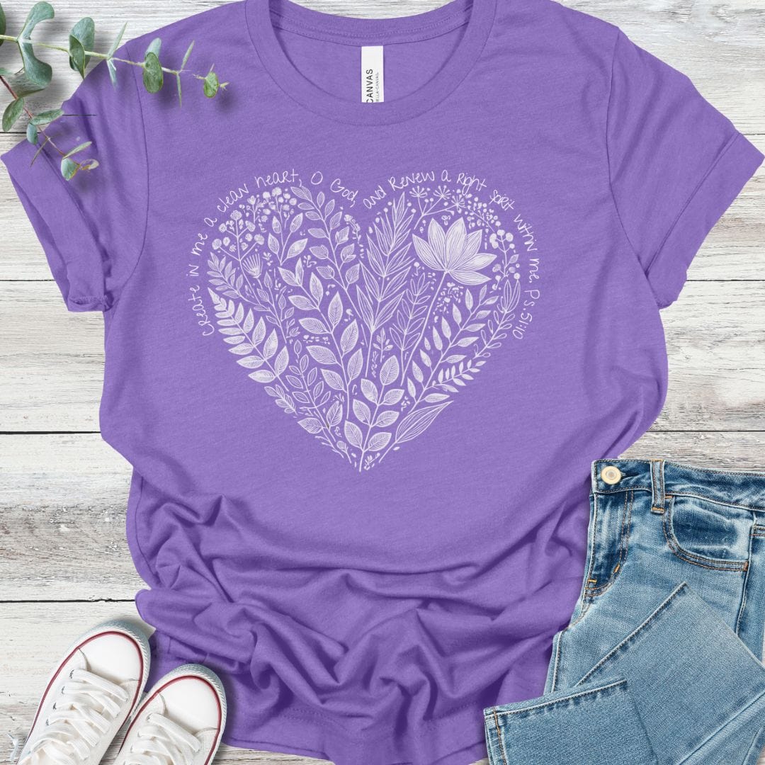 Floral Heart T-Shirt product image 6