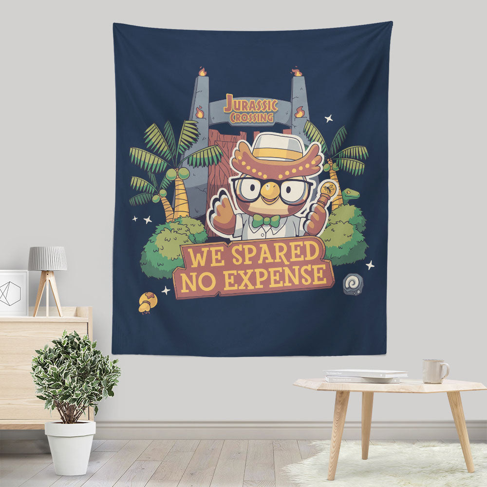 Jurassic Crossing - Wall Tapestry