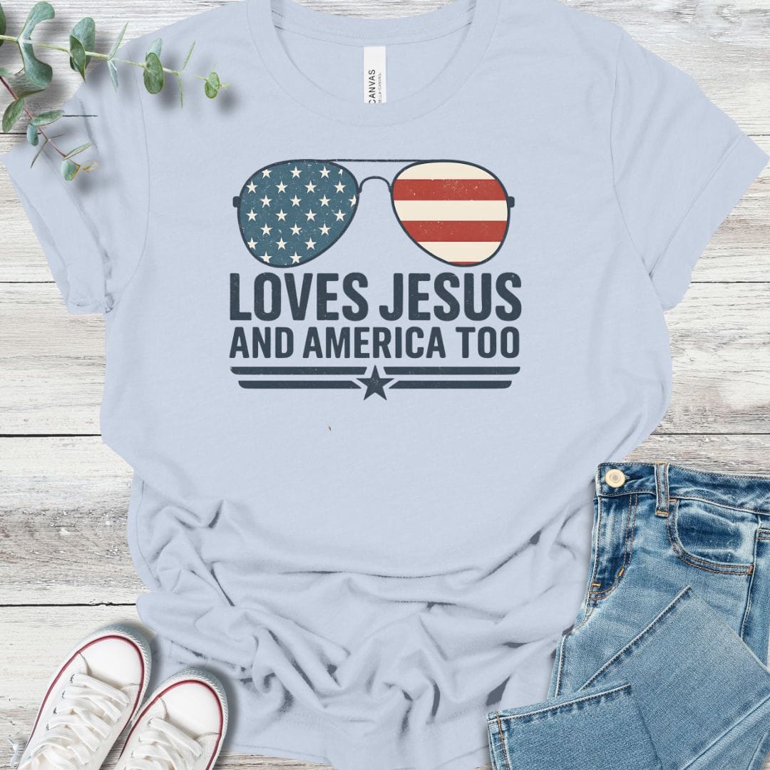 American Loves T-Shirt product image 5