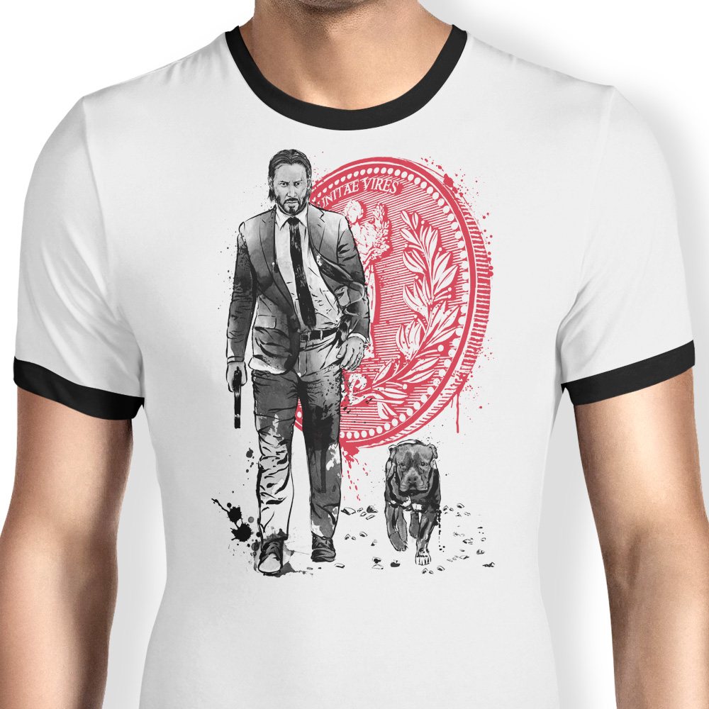 Lone Hitman and Cub - Ringer T-Shirt product image 1