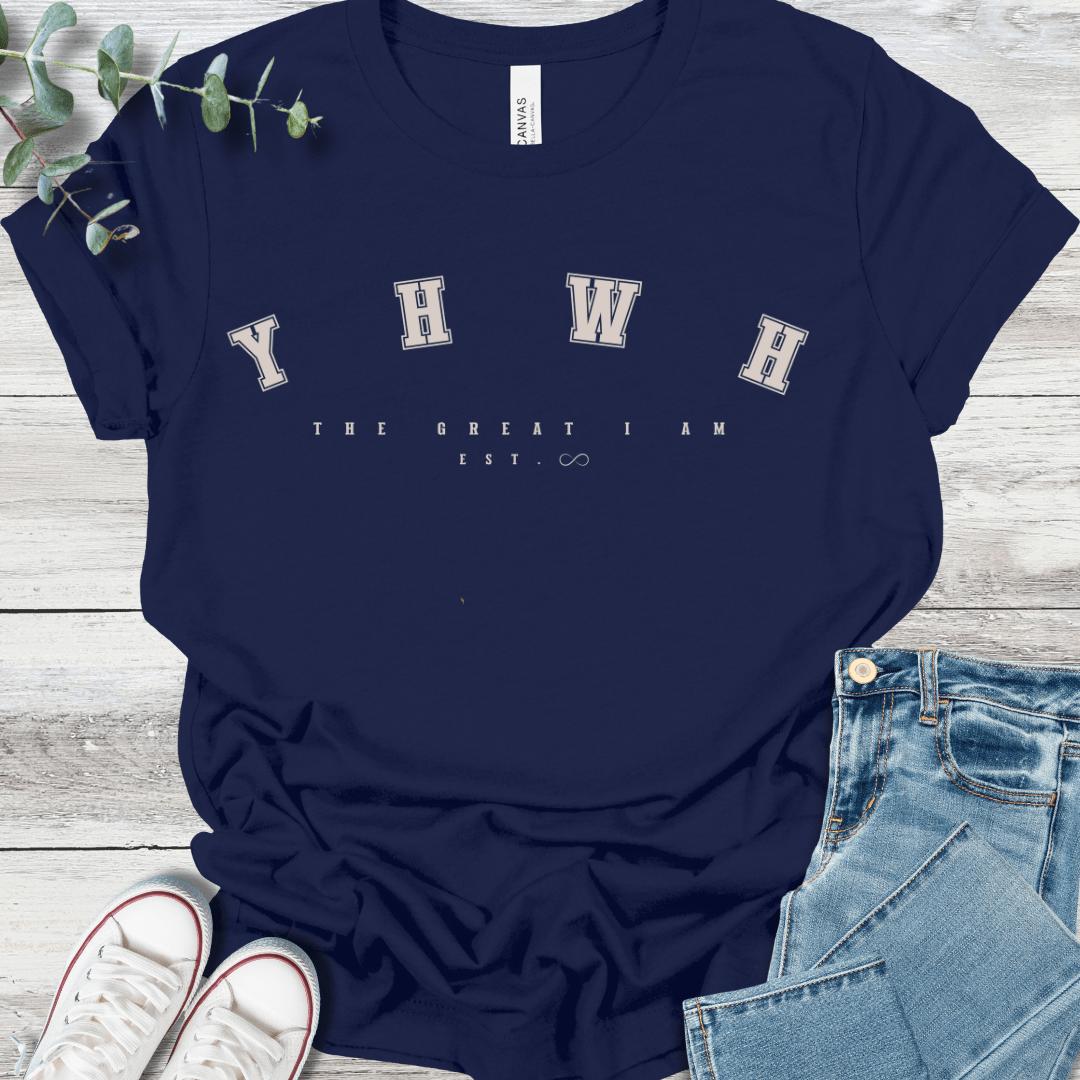 YHWH Varsity T-Shirt product image 6