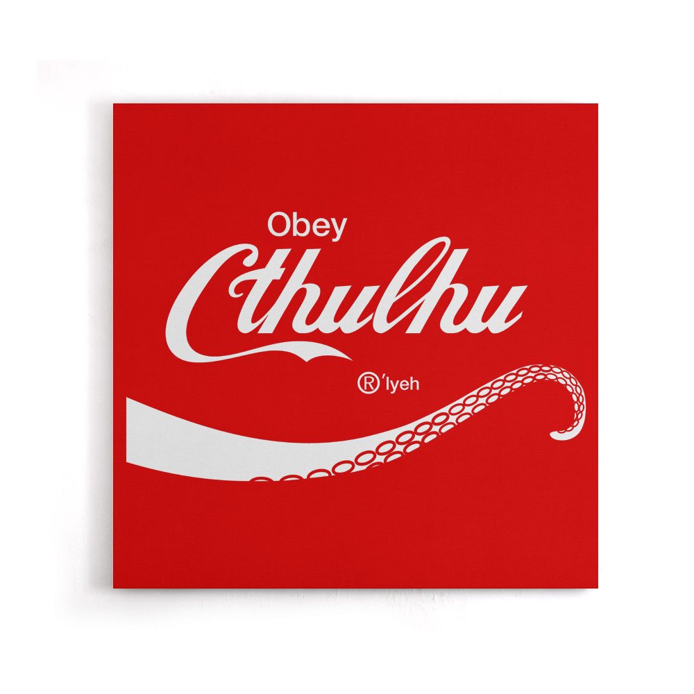 Obey Cthulhu - Canvas Print