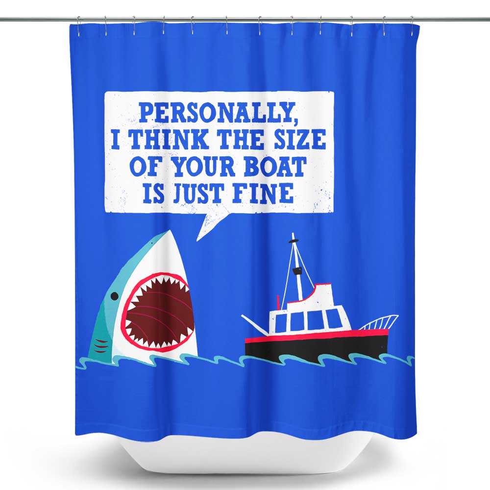 Polite Jaws - Shower Curtain