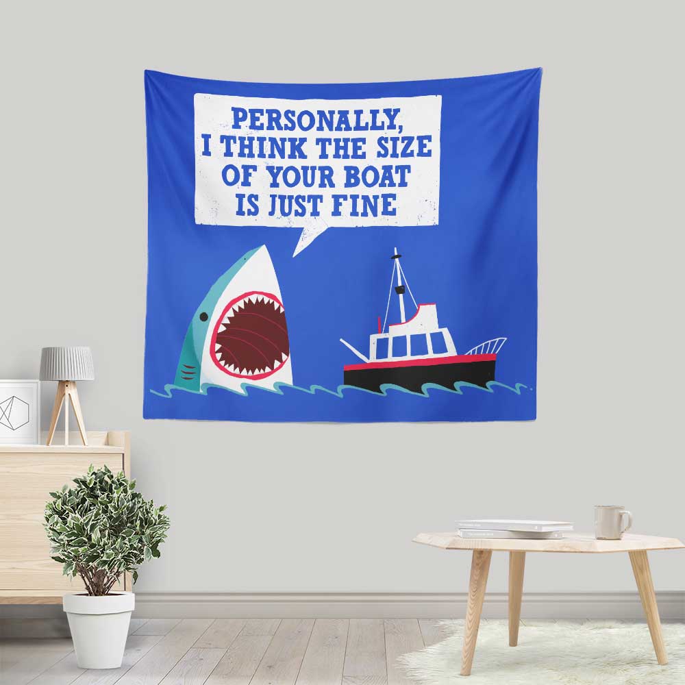 Polite Jaws - Wall Tapestry