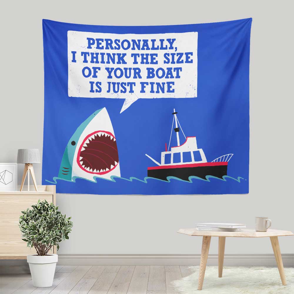 Polite Jaws - Wall Tapestry
