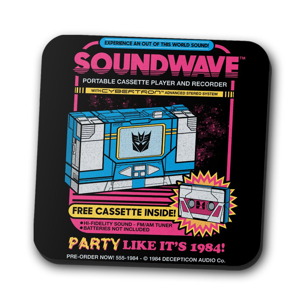 Pump Up The Volume - Coasters product image 1