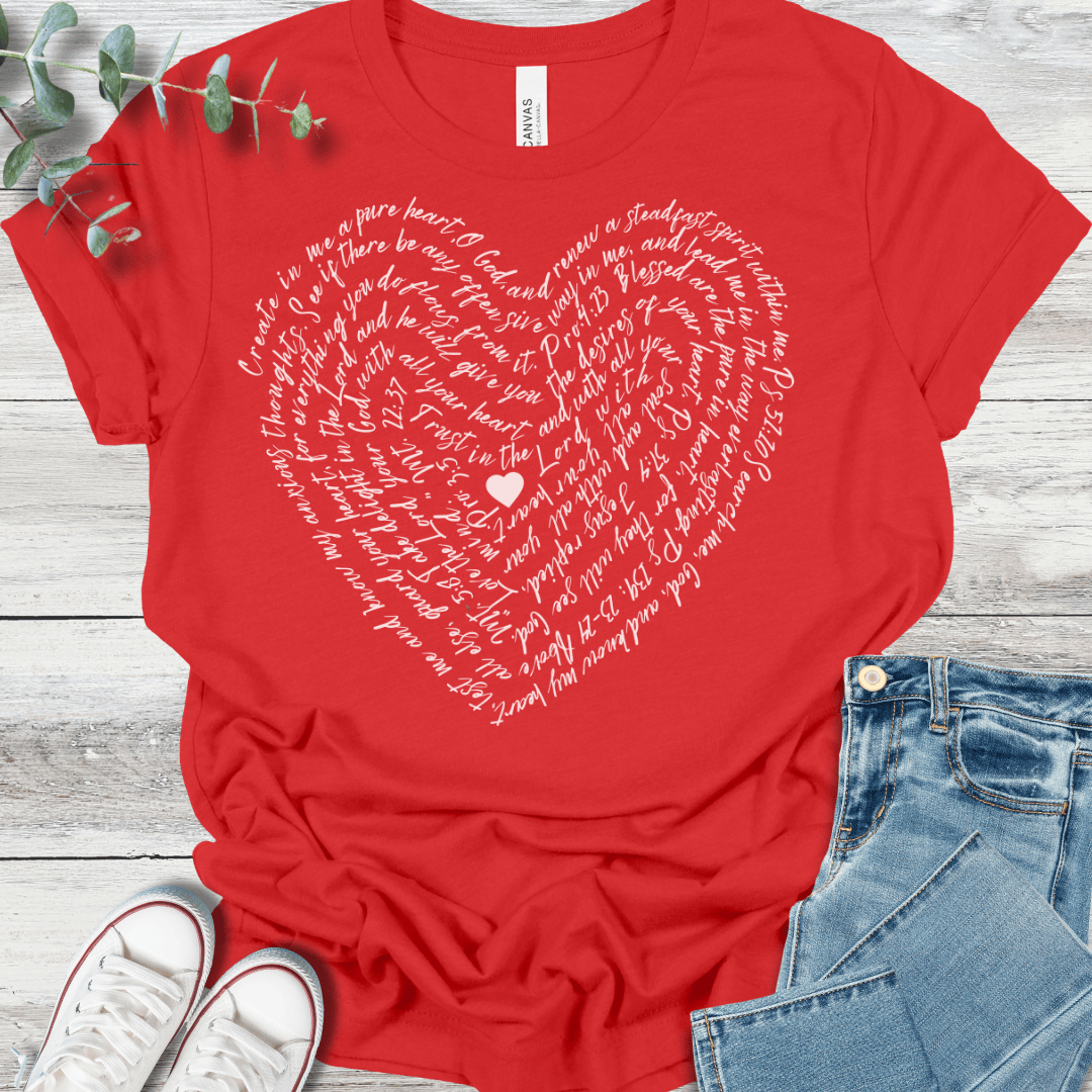 Scripture Heart T-Shirt product image 4