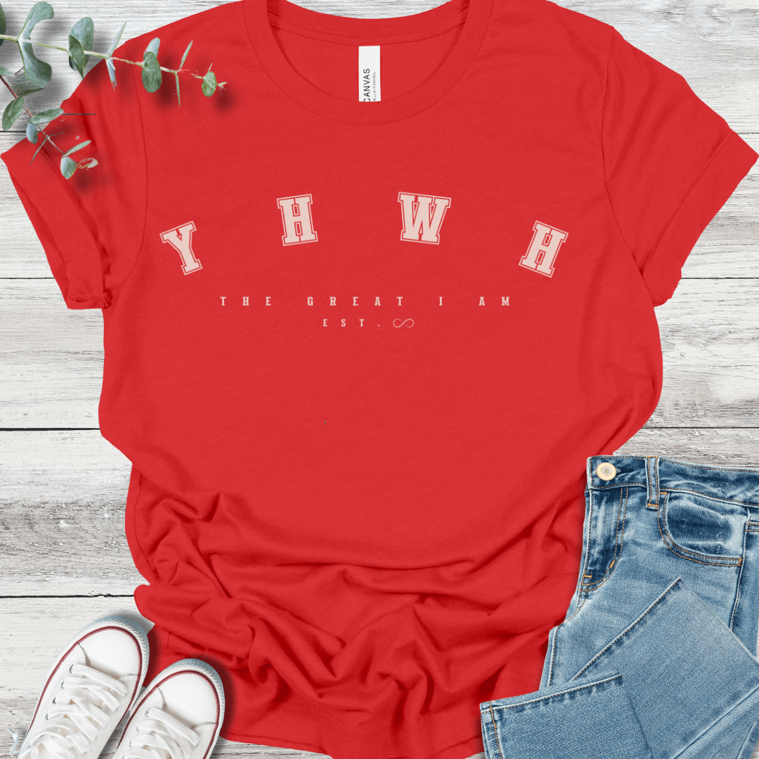 YHWH Varsity T-Shirt product image 3