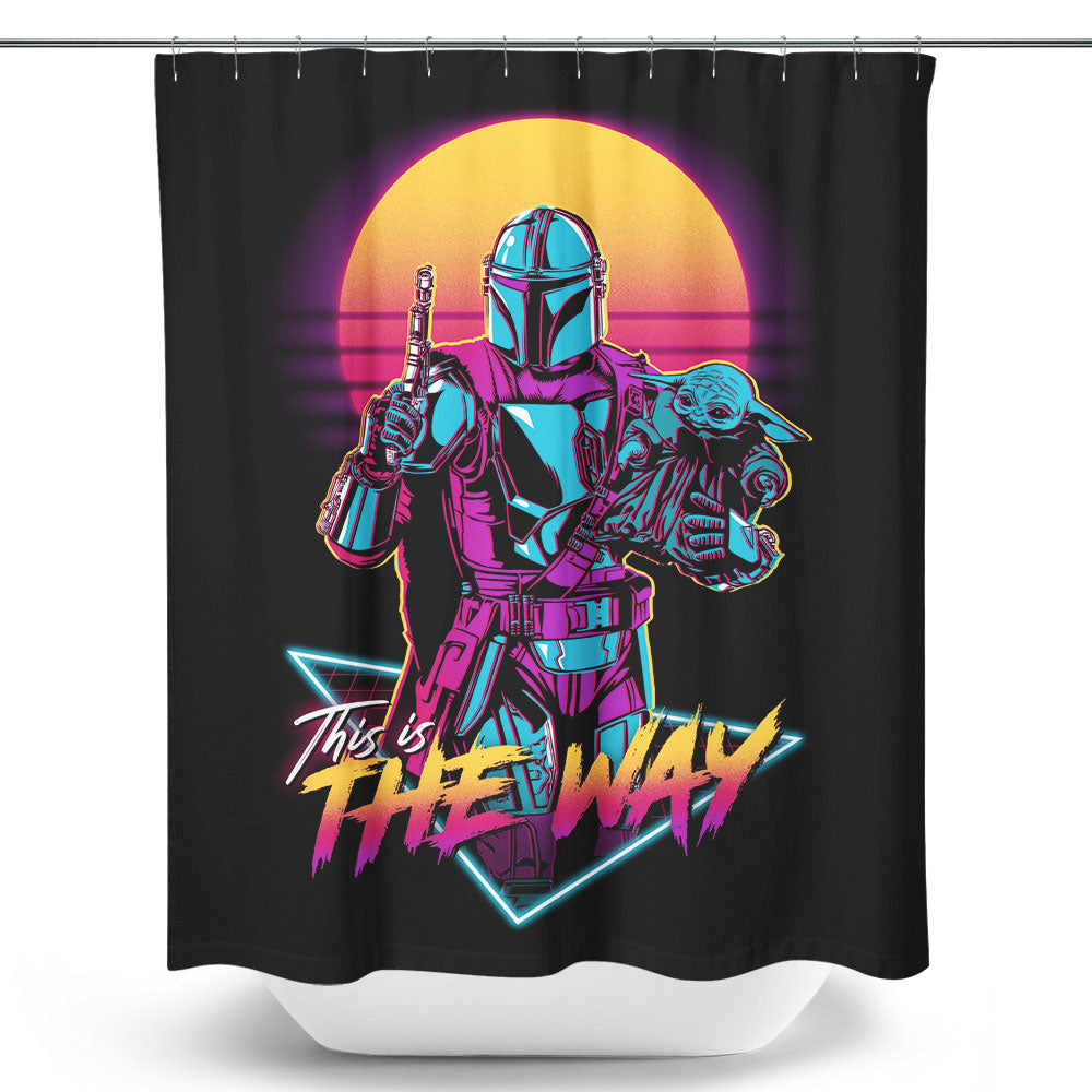 Retro Creed - Shower Curtain