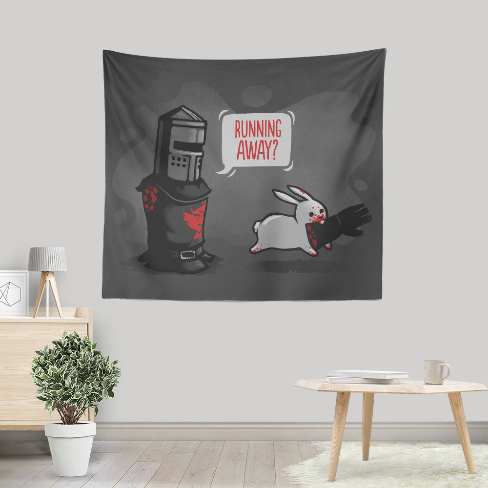 Running Away - Wall Tapestry